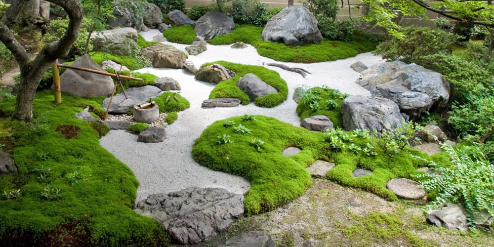 Сад в японском стиле на даче