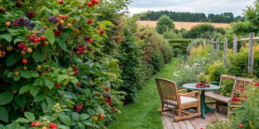 ЯГОДНЫЕ КУСТЫ В САДУ