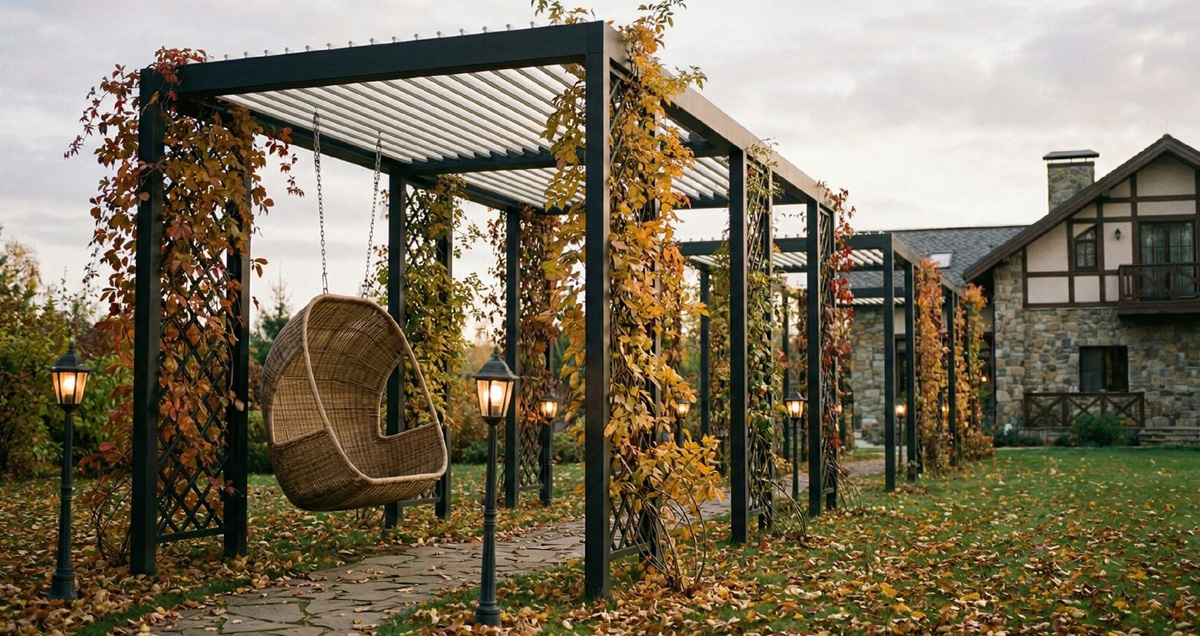 ПЕРГОЛА В САДУ